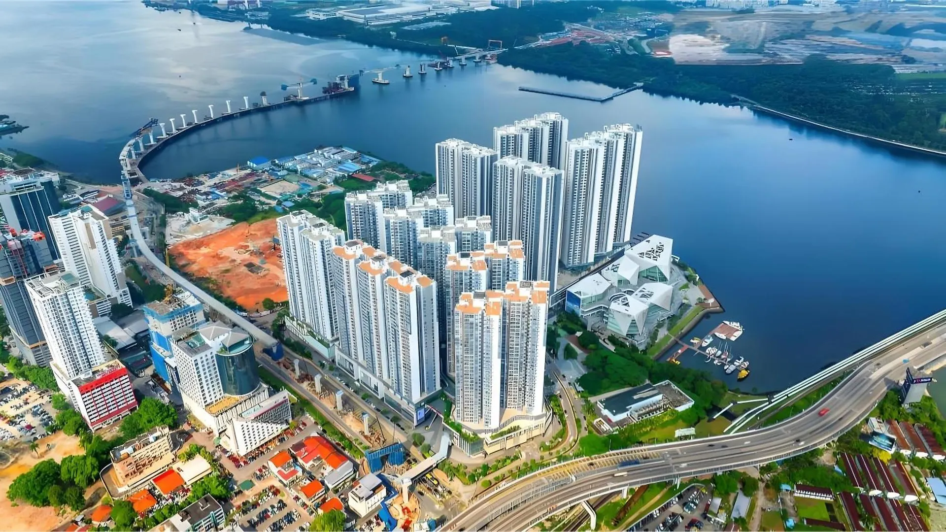 R&F Princess Cove Seine Region By Fuju With Seaview At Jb City Centre#Adjacent To Singapore#5 Mins Walk To Clq#Self Check-In#Free Parking Johor Bahru Apartment